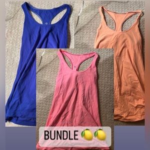 🍋🍋BUNDLE Lululemon Tanktops- set of 3